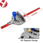 Woodworking Router Tool Precision Table Saw Miter Gauge with Aluminum Miter Fence