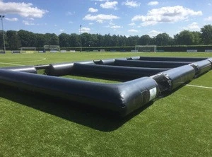 World cup theme inflatable 3v3 street soccer pitch for sale