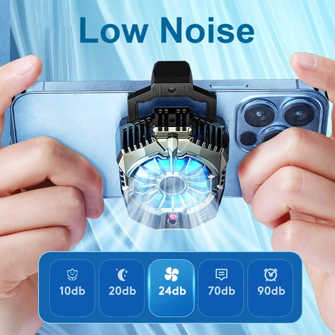 Buy X20 Mobile Phone Radiator Semiconductors Clip Design 2-speed ...