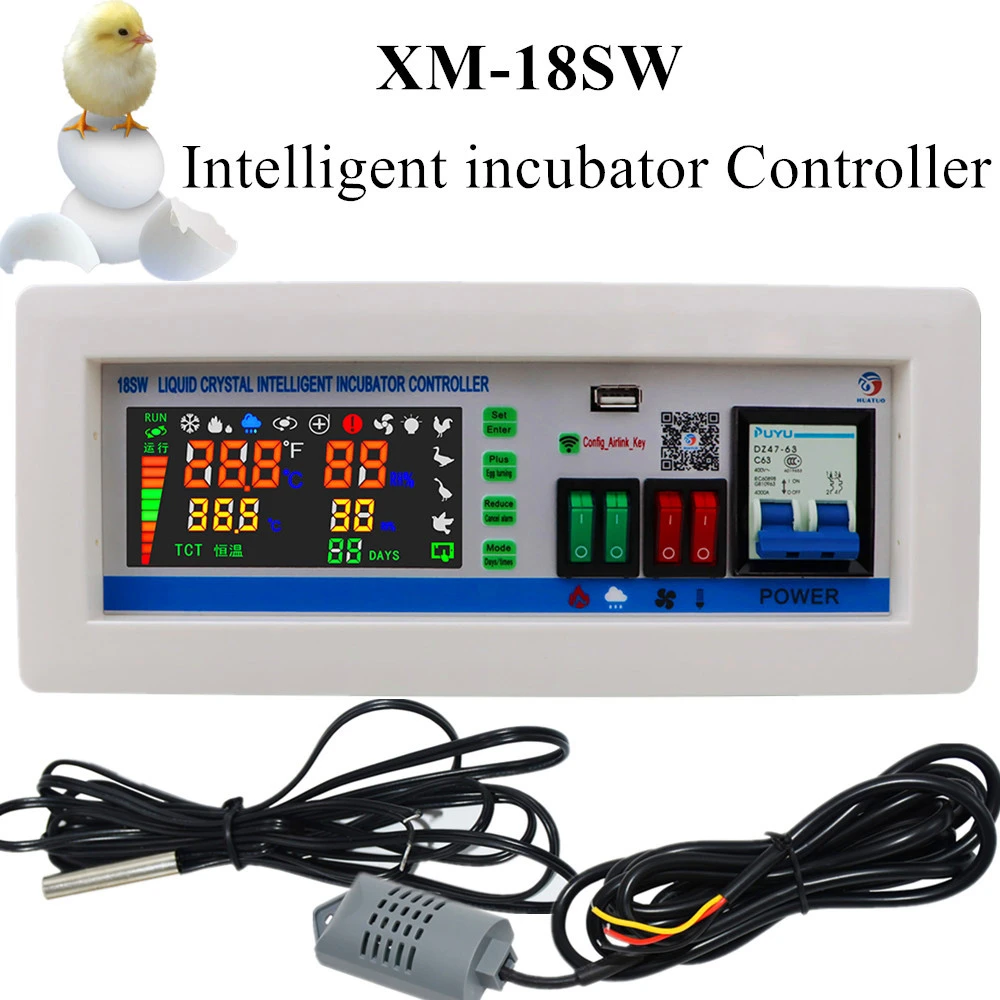 XM-18SW New model WIFI remote intelligent incubation controller thermostat Full automatic and multifunction egg incubator