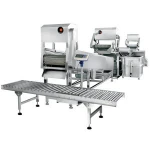 XYXC-G1 Stainless steel high-quality root vegetable peeling cutting weighting processing equipment Vegetable washing machine