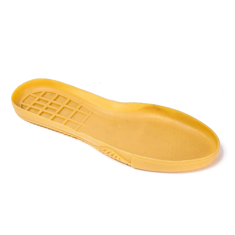 Yellow color thermoplastic skateboard shoes rubber sole for shoe making