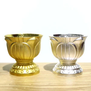 Yicai Popular Round Chassis Faceplate Gold-Plated Silver-Plated Cup Shape Flower Pot
