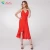 Import YIZHIQIU spaghetti strap high low sexy women chiffon red cocktail dress for party from China