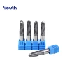 Youth HRC55 Bull Nose End Mill Fresa Tungsten Carbide Cutter CNC Router Bits Ball Milling Cutter 2 Flute