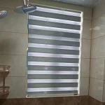 Zebra Shade & window Blinds Dual Layer Light Filtering Roller Shade Day and Night zebra blinds 23W X 64L roller blinds