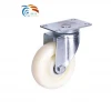 Zhongshan 50mm/125mm PVC/nylon medium-duty  universal flat with  brake stretcher rigid caster wheel 2.5 inch