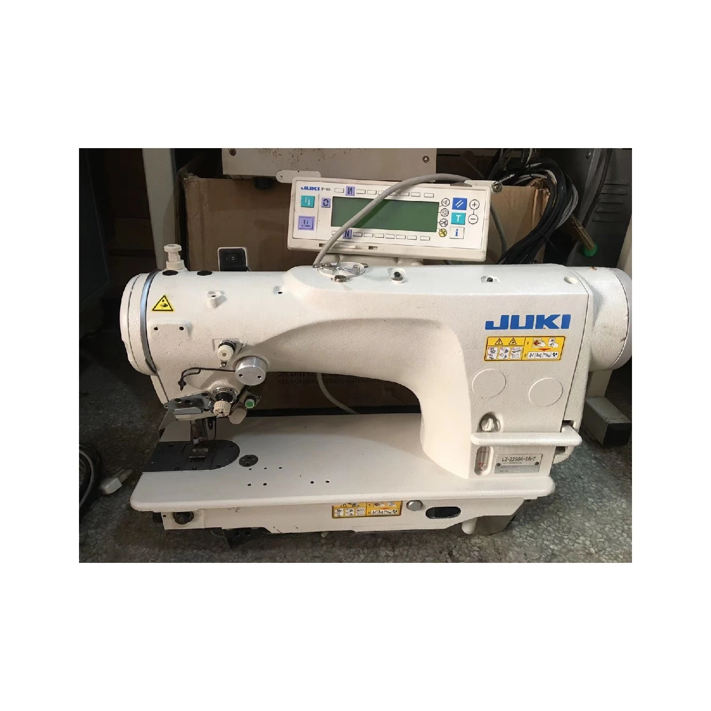 zuqi-2290-7 Heavy machine direct drive high speed electronic zigzag automatic tangent sewing machine