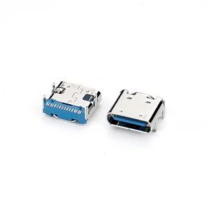 Type C 16 Pin SMT Socket Connector USB 3.1 Type-C Female Placement SMD DIP for PCB design DIY high current charging