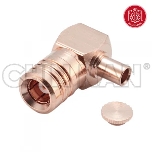 SMB connector - SMB Right Angle Plug Solder For RG 405U Cable