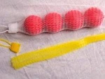 Convenient Portable Hand Bag Mesh Netting with CAP for Fruit Vegetable Transportation
