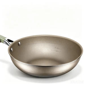 32cm 34cm Zero Coating Titanium Honeycomb Wok Pan Induction Compatible