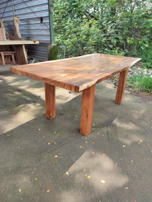Luxury dining table solid wood