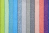 Sueding Plain Furniture Fabric Polyester Solid Upholstery Fabric Piece-Dyed Tc Backing Decorative Fabric