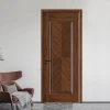 Solid Wood Entrance Door One Piece Wooden Doors Concealed Modern Wooden Door