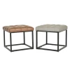Amazon best seller KD metal frame ottoman stool VS 5717