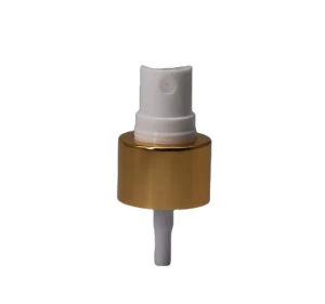 24/410 aluminum golden pump sprayer perfume bottle pump cap plastic cream bottle pump