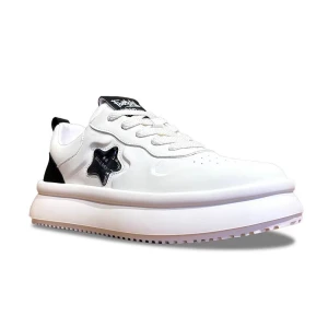 Casual shoes, thick sole sneakers, star shoe design