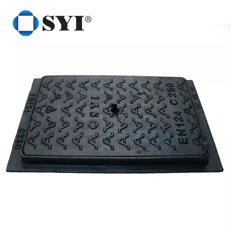 Buy Ductile Iron Rainwater Sewer Rectangular Manhole Cover from Shanxi ...