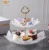 Import 2022 New Style Butterfly Crystal Double-deck Dessert Cake Candy Display Rack Party Wedding Tray Table Centerpiece from China