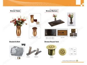 bronze vases &bronze markers