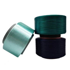 High Tenacity Polyester filament yarn 300D Knitting Bright Manufacturer China Hollow Fdy Embroidery Yarn For bright Tape