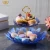 Import 2022 New Style Butterfly Crystal Double-deck Dessert Cake Candy Display Rack Party Wedding Tray Table Centerpiece from China