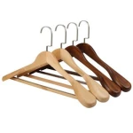 Wooden Cloths Hangers Clothing Store Hotel High-end Solid Wooden Hanger