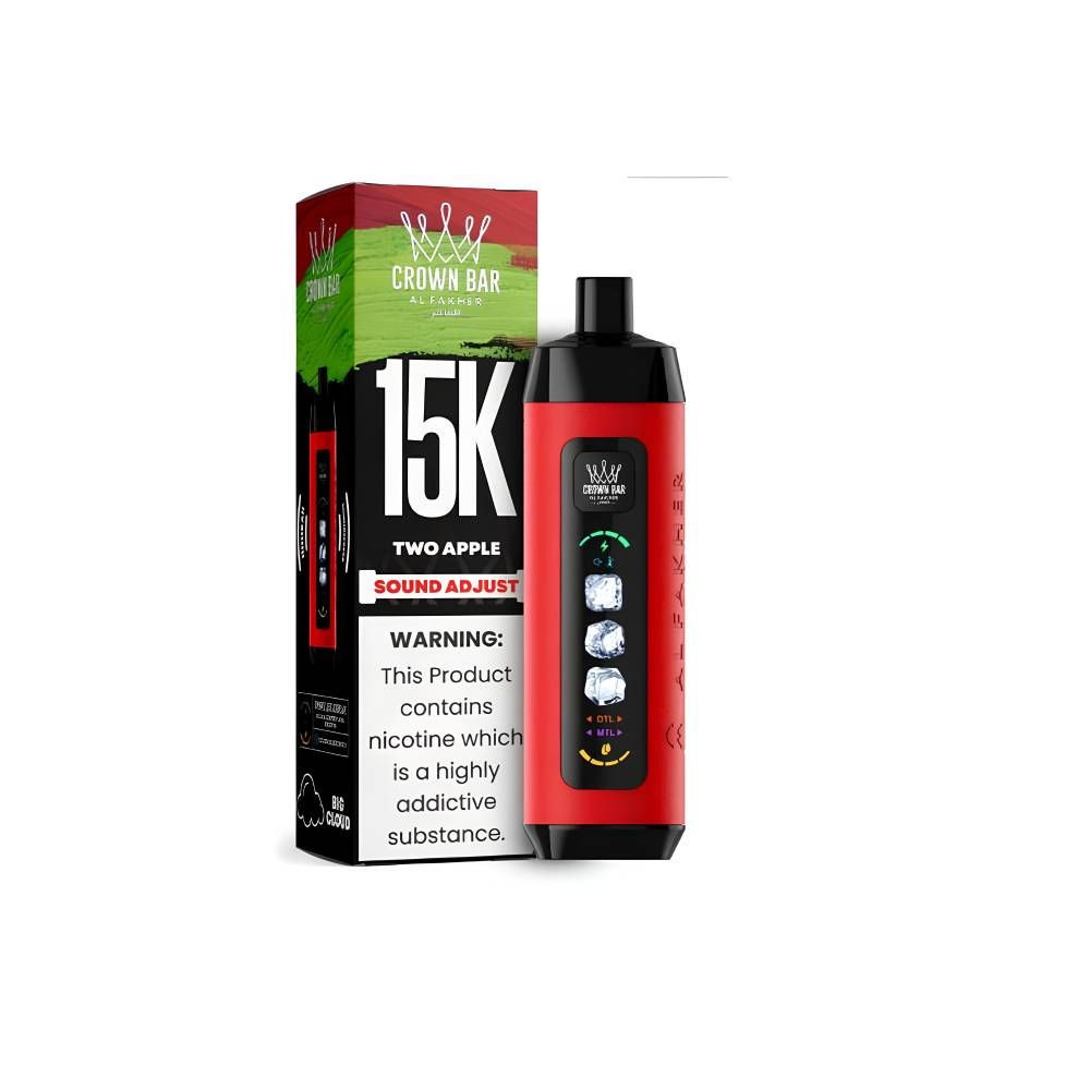 Buy Al Fakher 15000 Vape Crown Bar Ice Adjustable Disposable Device Berlin  Vape Pen 22ml E-liquid Rechargeable Mtl & Dtl from VEG26 Vape Technology  Co., Ltd, France | Tradewheel.com