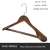 Import Wooden Cloths Hangers Clothing Store Hotel High-end Solid Wooden Hanger from South Korea