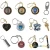 Import Custom wholesale 3D enamel Pins logo badge keychain keyring from China