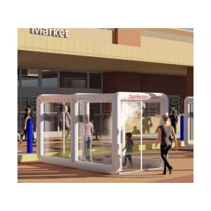 Tunel sanitizante body disinfection chamber for public place