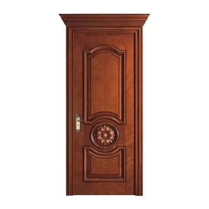 Fashionable Designs Simple Veneer Interior Solid Core Painting Wood Door