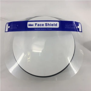Anti Splash Protective Face Shield Visors Transparent Flip up Elastic Band Full Face Cover Adult Dust-Proof