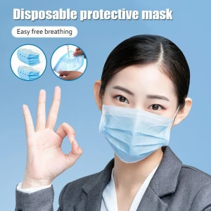 Disposable Protective Face Mask 3 Layers Ear Loop Cover Masks Dustproof Mouth Masks