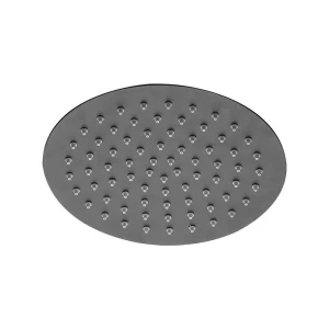 Black Round Overhead Shower Head