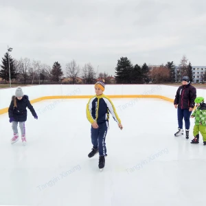 Best Priced Plastic Synthetic Ice Skating Rink / Iceless Ice Skating Rink