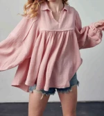 Cotton Gauze Top