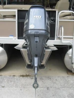 Used Yamaha 90HP 4-Stroke Outboard Motor Engine