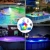 Import 20W Underwater Rgb Dimmable Music Sync Light Submersible Led Pool Lights For Above Ground Inground Pool from China