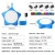 Import 20W Underwater Rgb Dimmable Music Sync Light Submersible Led Pool Lights For Above Ground Inground Pool from China