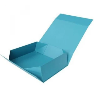 Folding gift paper box