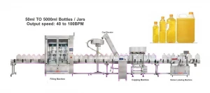 Edible Oil Packing Line - Mustard Oil Filling Machines