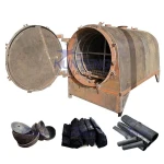 Coffee Grounds Olive Shell Nutshell Carbonization Furnace Wood Bamboo Carbonizing Kiln Charcoal Make Machine