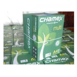 Low price Chamex / A4 Copy Paper 80 ,70 , 75 gsm/ 500 SHEETS PER REAM Chamex A Copy Paper A4 80GSM 98%-102%