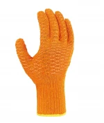 Knitted work gloves