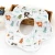 Import 100% organic cotton baby 8layers 360 flower shape large muslin baby bibs from China