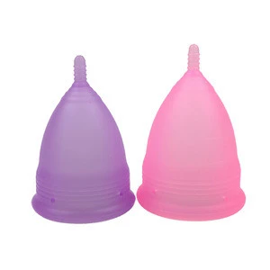 100% platinum female period sanitary hygiene reusable lady medical grade silicone menstrual cup