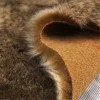 100 polyester long hair tip-dyed luxury quality garment lining faux fur fabric