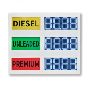 10inch petrol station digital sign LED price board/LED display